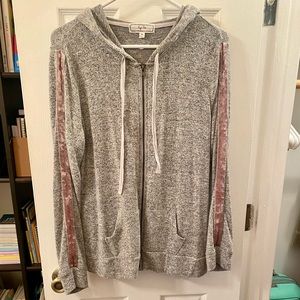 Hippie Rose Zip-up Hoodie